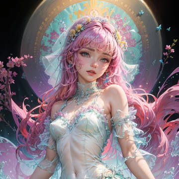 liquid dress girl