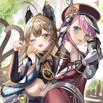 綺良々とシャルロット
