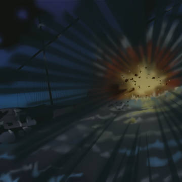 煉獄爆破の瞬間