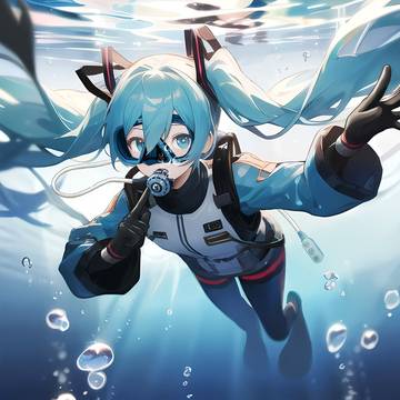 ダイビングmiku