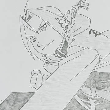 鋼の錬金術師　エドワード・エルリック模写