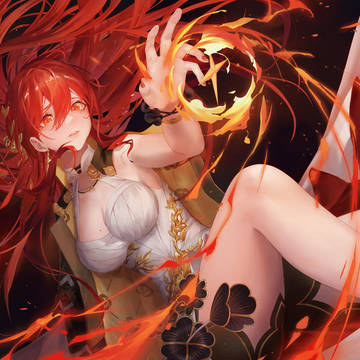 She was reborn in the fire.