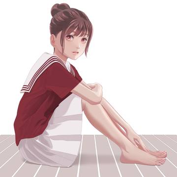 お団子ヘアーちゃん