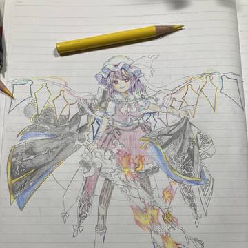 秘封フラン 塗り始めから 塗り終わり！