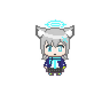 砂狼シロコ　ドット絵
