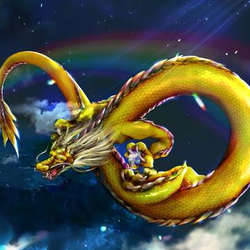 開運！黄龍(金龍)!