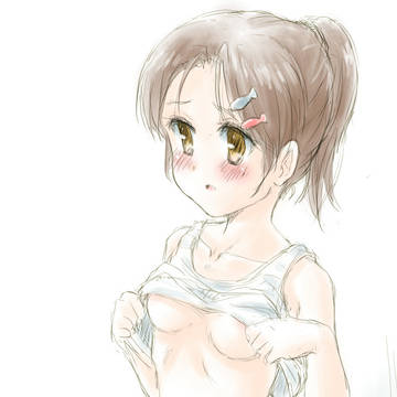 半脱ぎ女の子