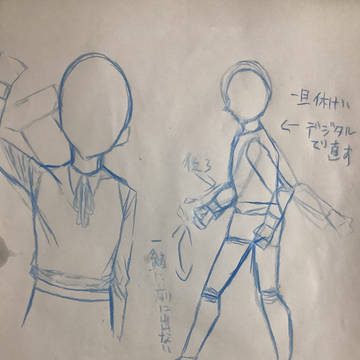 漫画の途中絵達