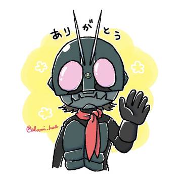 5〜6月に描いたシン・仮面ライダーらくがき