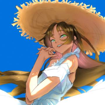 Summer blue sky Idun