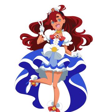 キュアフローラ役のスレッタ・マーキュリー