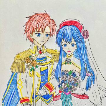ロイリリ、エリニニジューンブライド絵集