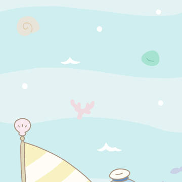 🐗 夏のスマホ壁紙できました 🐬