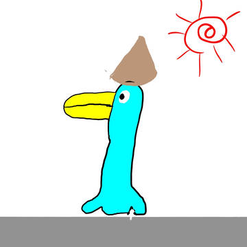 美術の成績1の人がたぶんカモノハシペリーを描きました