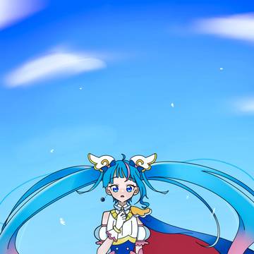 無限にひろがる青い空