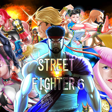 スト6 発売記念 集合絵