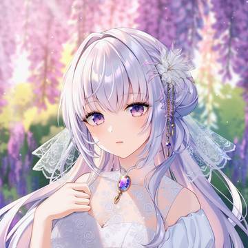 藤の花と