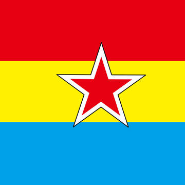 UCTSR's and republics' flags.