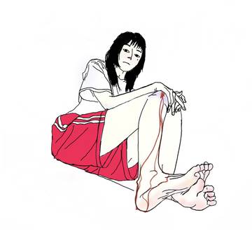 先輩の注視