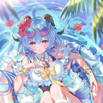 バカンス甘雨ちゃん🌺🍹