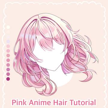 Pink Anime Hair Shading Tutorial