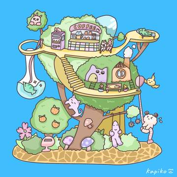 不思議の森のツリーハウス🌳🍃