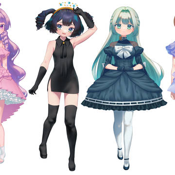 ドレスアップしたRineiroNちゃん