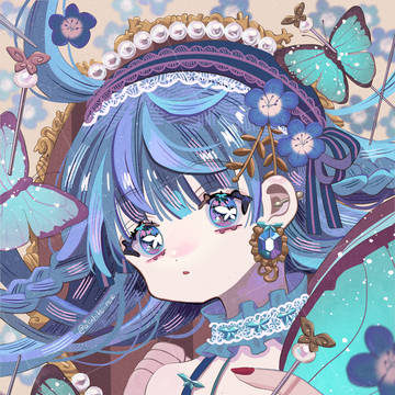 モルフォ蝶の標本