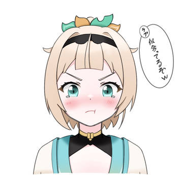 寝てる間に前髪切られたいろは殿