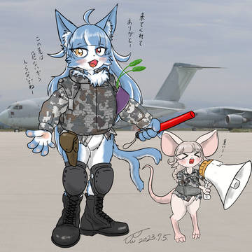 航空自衛隊某レーダーサイト公式キャラクター