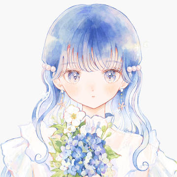 五月雨揺れる花乙女