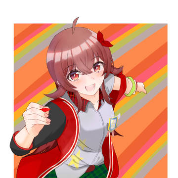 小宮果穂さんのファンアートです。