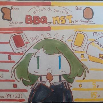 マクド×アイマス#01 ナゲットを食べる楓さん