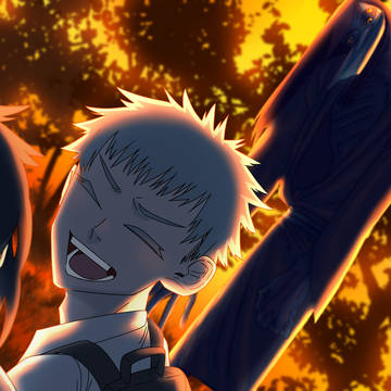 「何だよその顔！なにかいたのか？」