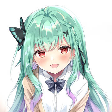 休憩時間後ろ向いてお話ししてくれる🦋ちゃん
