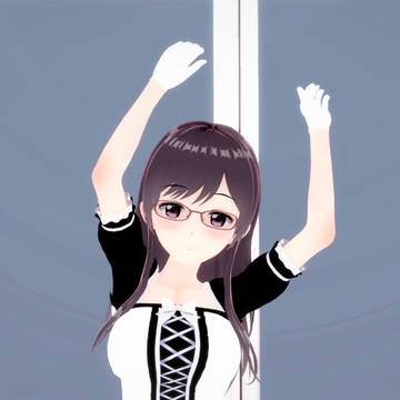 練馬のアパートで踊る ゴスロリお姉さん