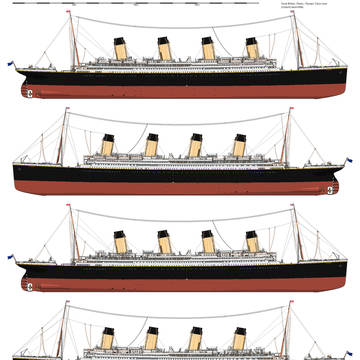 Titanic redrawn
