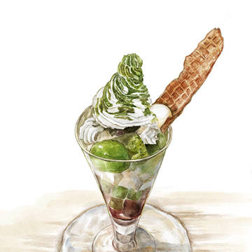 抹茶パフェ