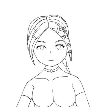 イラスト線画練習
