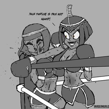 Eliza vs Menat - Boxing Match