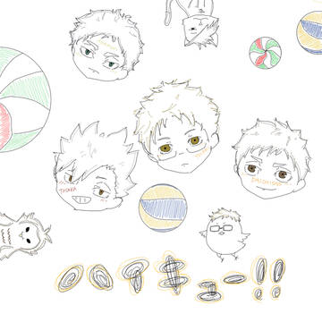 ハイキュー!!らくがき