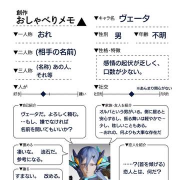 自機くんたちの話し方まとめ+おまけ