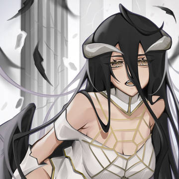 Albedo from OVERLORD 🖤🕸️