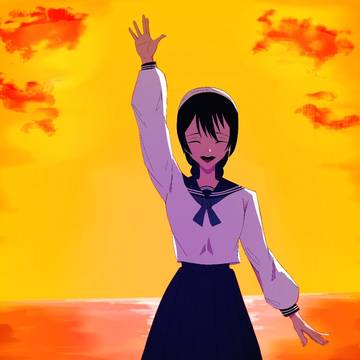 理子ちゃん描いた(´ω｀)