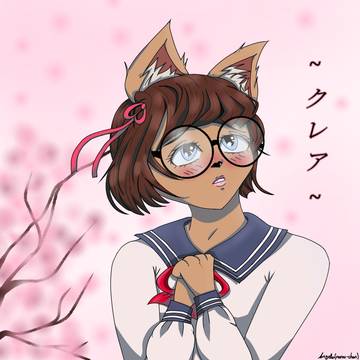 Harvey Beaks: Manga/Anime Claire