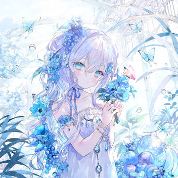 blue garden