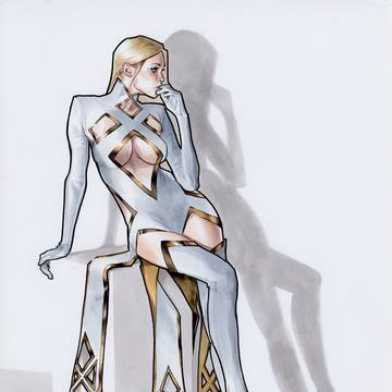 Emma Frost HellFire Gala attire