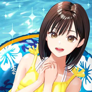 はじける夏の笑顔