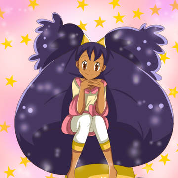 Pokemon Iris longer hair
