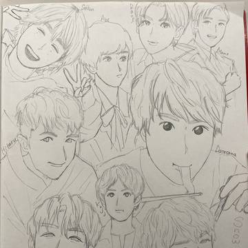 スノ落書き